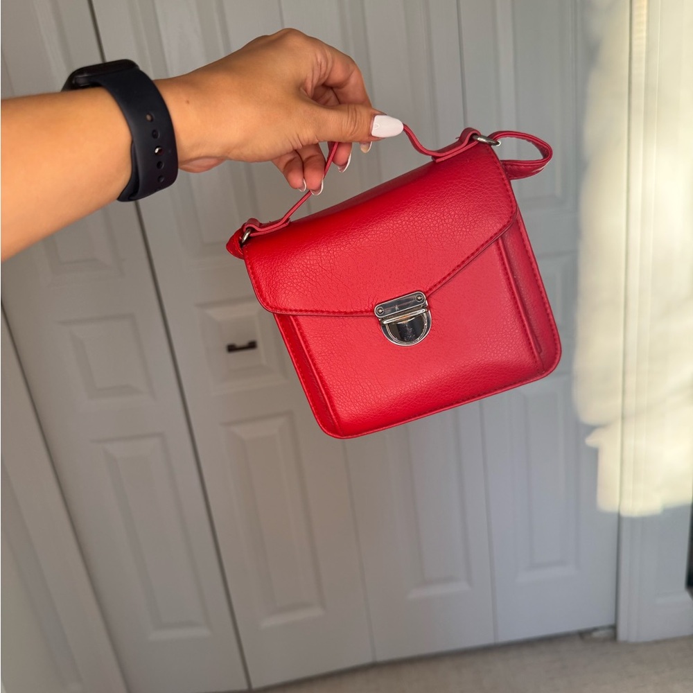 Mini Vintage Leather Crossbody Bag